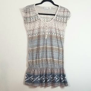 New Look Aztec Pattern Tee Shirt